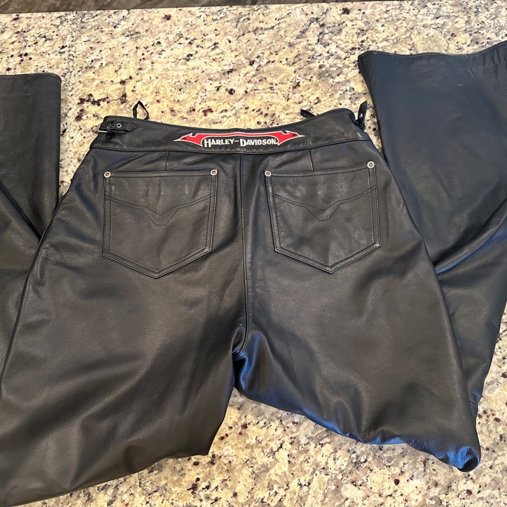 Women’s leather Harley Davidson pants size 12
